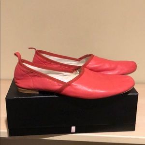 Repetto Salmon Colored dance slippers